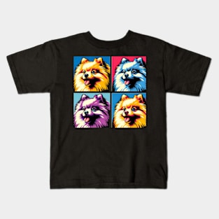 Pomeranian Pop Art - Dog Lover Gifts Kids T-Shirt